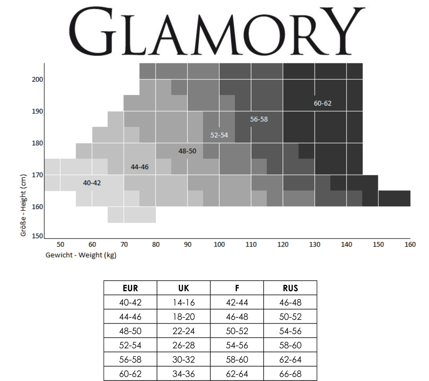 glamory-size-women