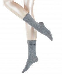 Damen Socke Basic Doppelpack Rollrand