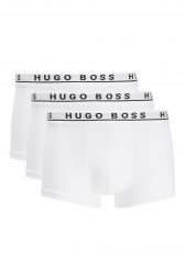 Dreier-Pack Boxershorts aus Stretch-Baumwolle mit Logo am Bund