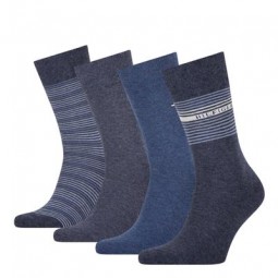 Geschenkset 4 Paar Herrensocken Tommy Hilfiger