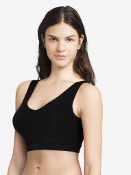 SOFTSTRETCH BUSTIER MIT SOFT CUPS, V-AUSSCHNITT