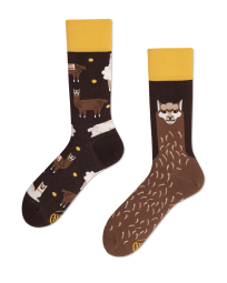 Fluffy Alpaca Damen- und Herrensocken