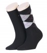 Damensocken uni & Karo