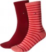 Woman Streifen/uni Damen-Socken